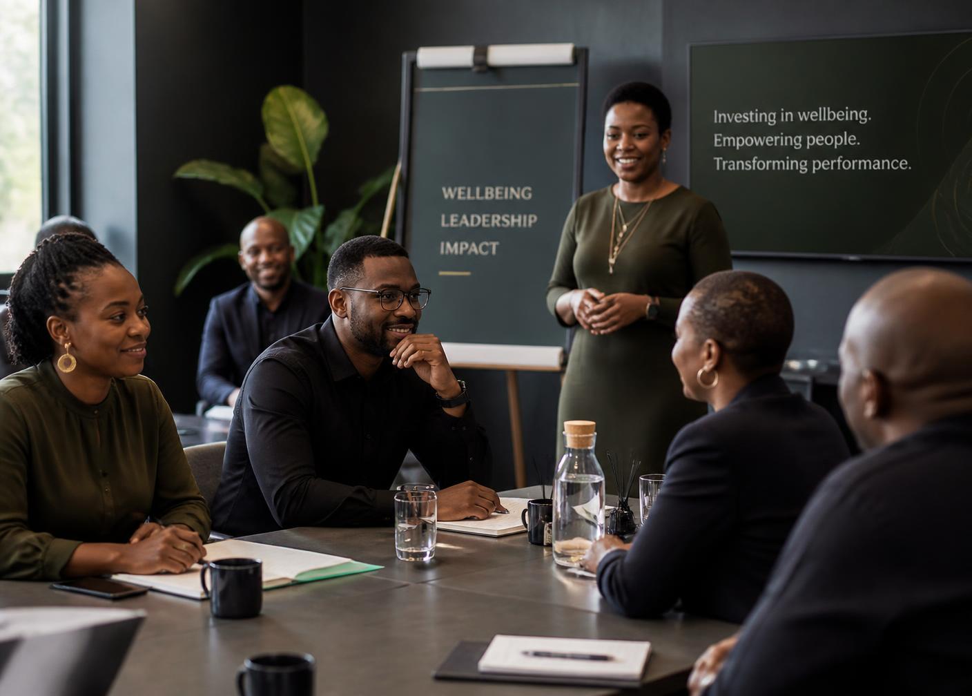 A calm, professional setting for workplace support
